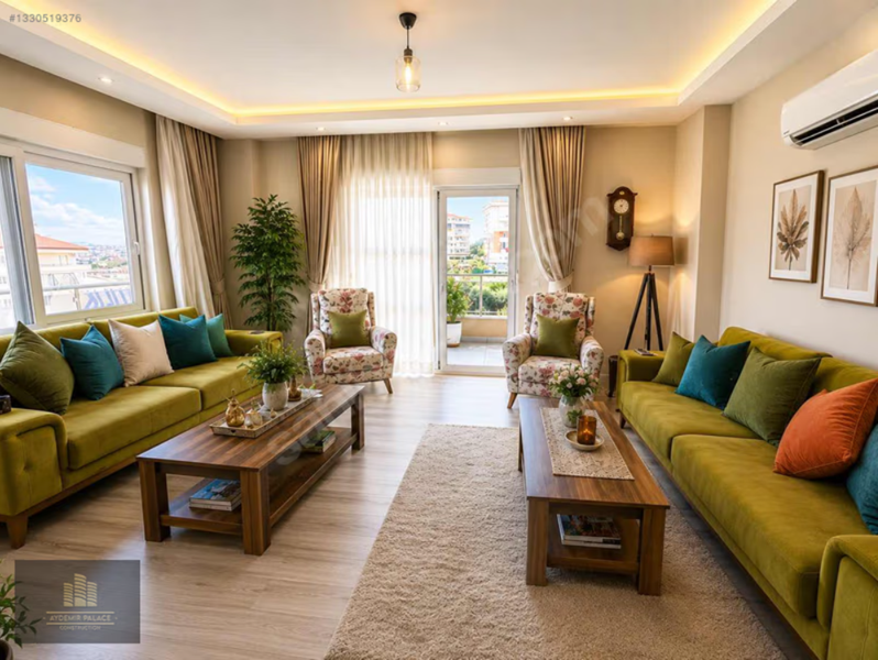 ALANYA ÇIPLAKLI MAHALLESİNDE SATILIK 2+1 AYRI MUTFAK DAİRE