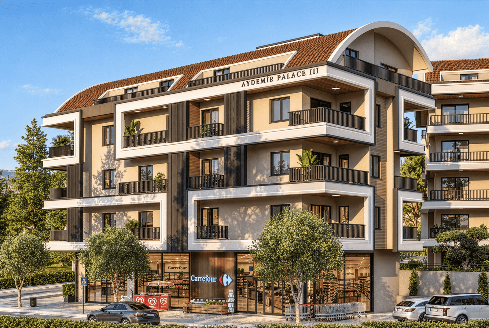 AYDEMİR PALACE III DEVAM EDEN PROJE SATILIK DAİRELERDE 36 AY TAKSİT İMKANI MEVCUTTUR.TOPLAM 2 BLOK A-B